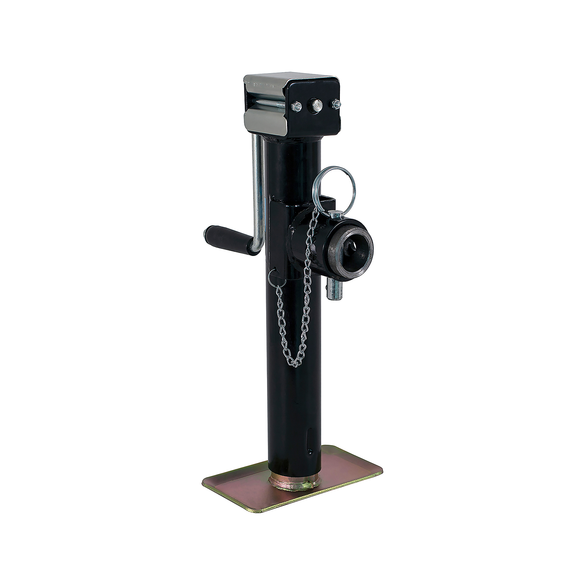 Buyers Products, Jack, Swivel Side Wind 10in Travel for Commercial 7 RV Towing Trailers, Holds up to 5K lbs, Model# 0091220